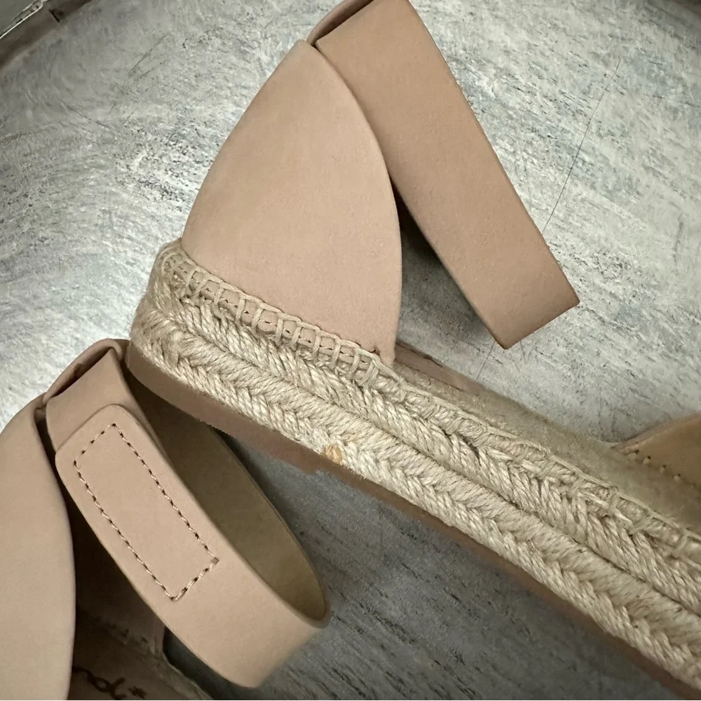 Splendid Tan Espadrille Ankle Strap Sandals Size 7M - Picture 11 of 12